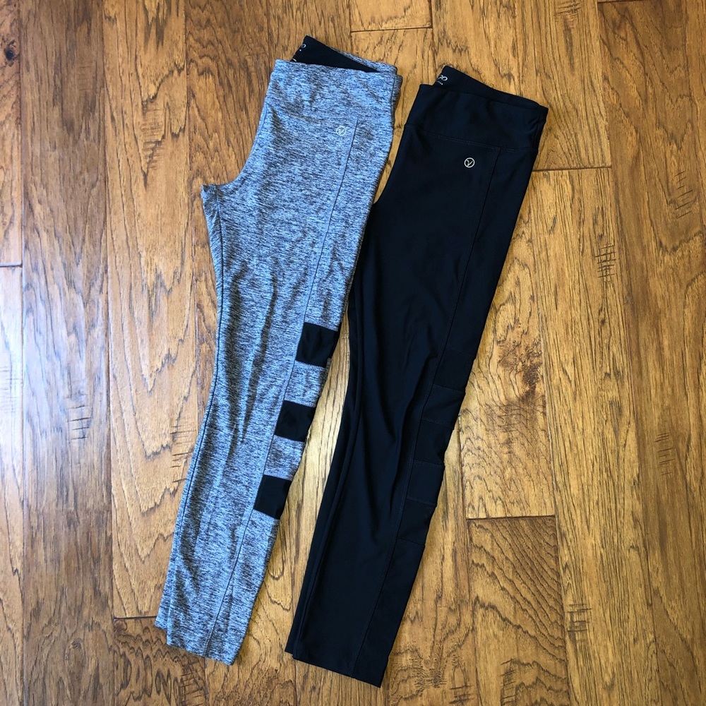 Leggings with Mesh Inserts